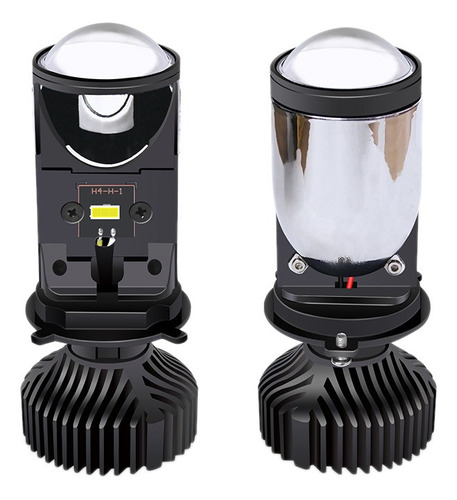Lámpara Led H4, 60 W, Lente De Miniproyector, Bombilla Para