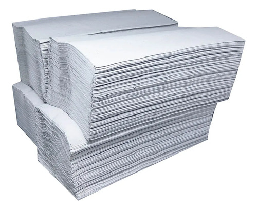 Kit Com 10 Pacotes Papel Toalha 20x21 Interfolhadas 10.000