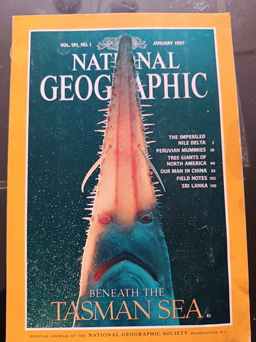 Revista National Geographic En Inglés Enero 1997