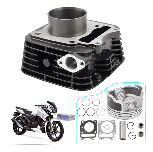 Kit De Cilindro Completo Para Tvs Apache Rtr 180 Alta Calida