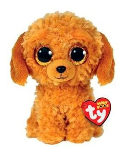 Pelúcia Beanie Boos Cão Nuddle Com Olhos De Vidro Brilhantes