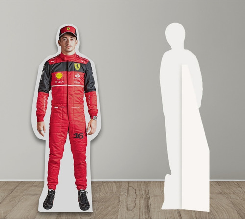 Figura Coroplast Tamaño Real  Charles Leclerc Formula 1 