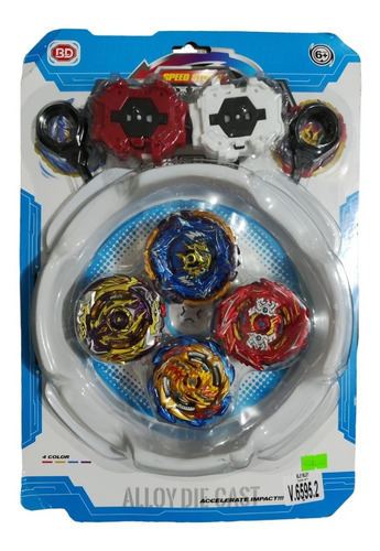 Beyblade Juguete Lanzador Trompos X4 Estadio Combate Niños 