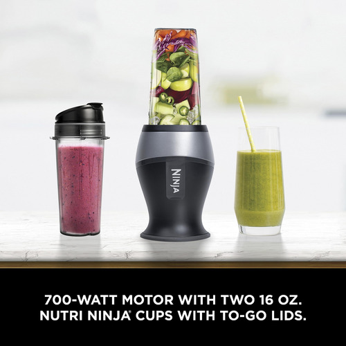 Licuadora Personal Ninja Fit Compact De 700 W Con 2 Tazas De