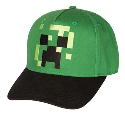 Gorra Snapback Para Niños De Minecraft (talla Osfm)