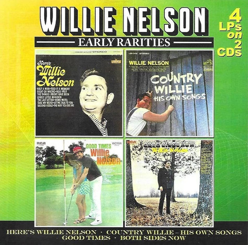 Cd: Aquí Está Willie Nelson//country Willie/buenos Tiempos