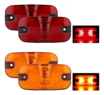 Comprar Par Plafones 12 Led Lateral Tipo Hella Fija Estrobo 12-24v