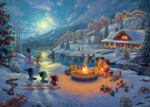 Ceaco Thomas Kinkade Disney Holiday 1000 Piezas