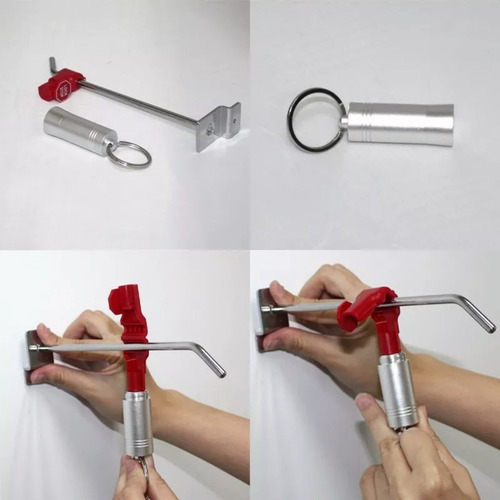Imagen 3 de 4 de Vitrina Seguros Para Ganchos Stop Lock
