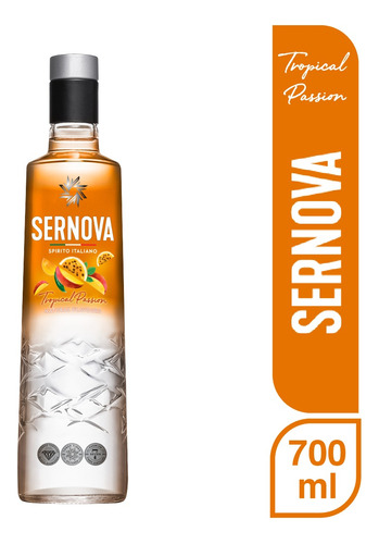 Vodka Sernova Tropical Passion/maracuya 700ml Gs