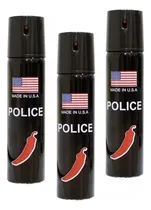 Comprar 3pz Gas Pimienta 110ml Aerosol Lacrimogeno Defensa Personal