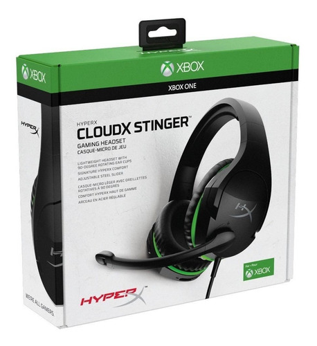 Auricular Gamer Kingston Hyperx Cloudx Stinger Xbox Tranza