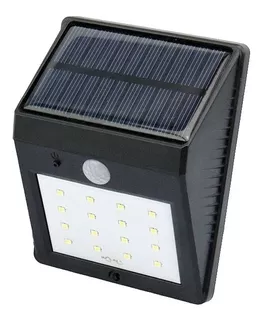 Lampara Foco Led Luz Panel Solar Sensor Movimiento 20 Leds