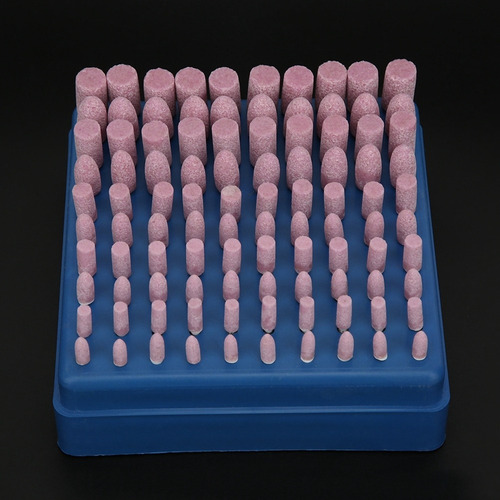 100pcs Cabeza De Molienda Rosa Alúmina Fundida Pa Piedra Abr