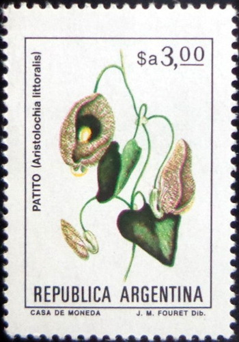 Argentina Flores, Sello Gj 2108 $a 3 Fósforo 83 Mint L9798