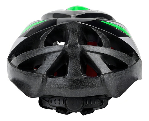 Capacete Tropix Bicicleta/ciclismo Mtb/speed Com Viseira Cor Verde/cinza Tamanho M