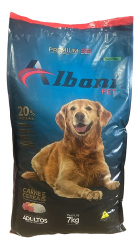 Ração Cachorro Premium Albani Pet Adultos 7kg Todas As Raças