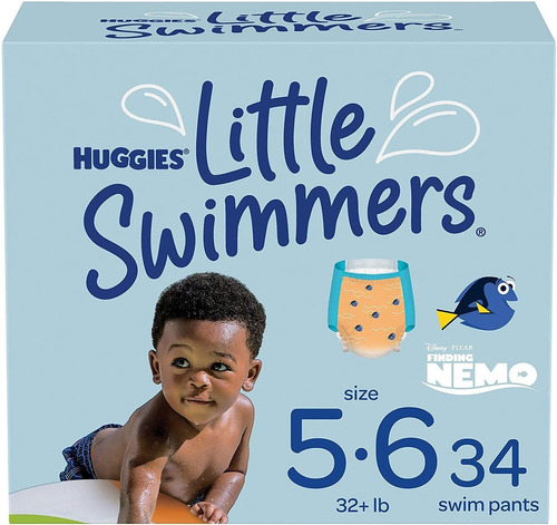 Huggies Little Swimmers - Pañales De Natacion (talla 5-6, 