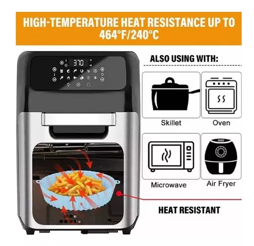 MOLDES DE SILICONA PARA AIR FRYER (PROMOCION DE 2 UNIDADES) – LOOKIEROYA