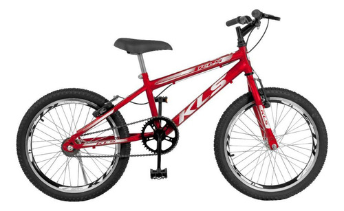 Bicicleta Aro 20 Kls Free Gold V-brake Mtb Cor Vermelho/branco