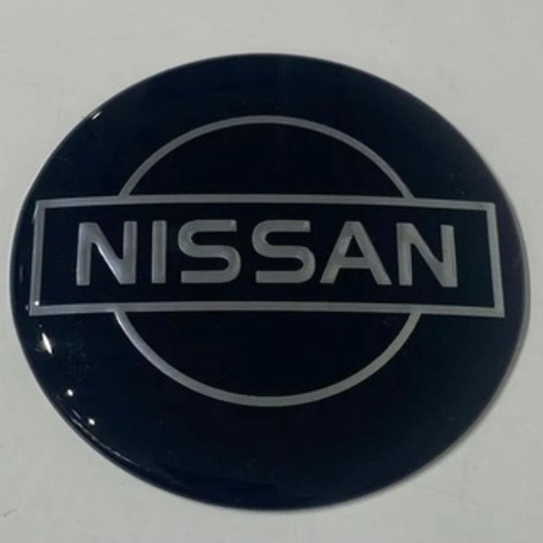 Jogo 4 Emblema Logo Adesivo Roda Nissan 51mm