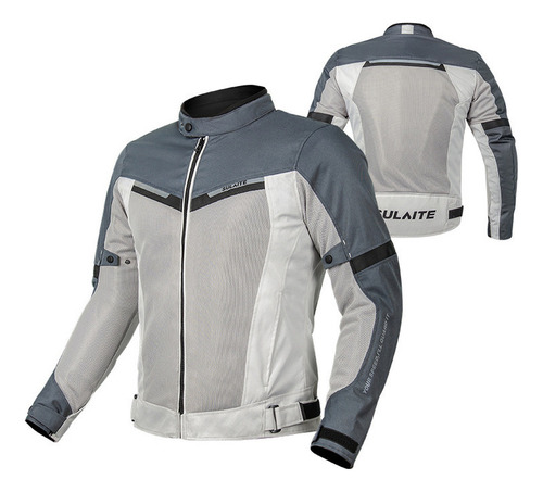 Chaqueta De Motociclismo, Transpirable, Protectora, De Color