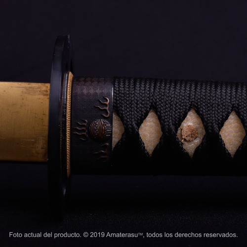 Imagen 6 de 10 de Katana Wakizashi Kensei Musashi Templado Al Aceite Full Tang