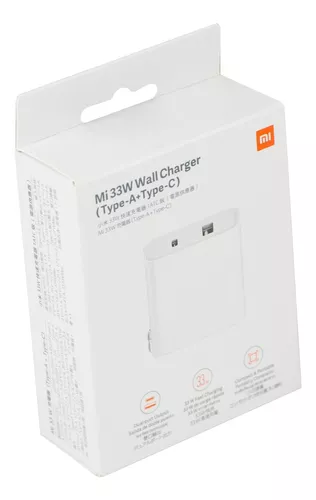 Xiaomi Mi 33W Type A + Type C, Cargador