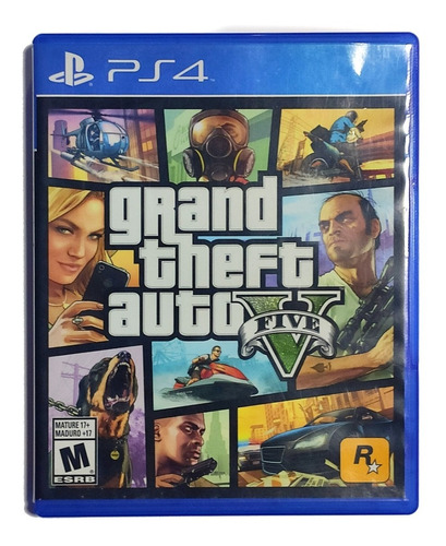 Gta V - Grand Theft Auto 5 - Juego Ps4 Físico - Usado