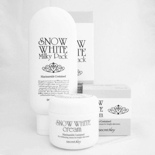 Snow White Secret Key Crema Blanqueadora Coreana 50g + 200g 