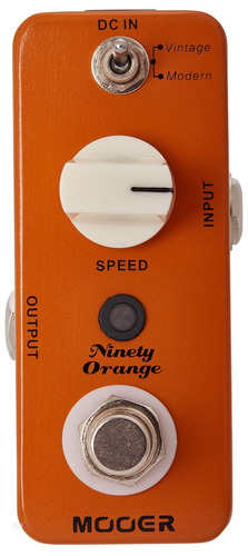 Imagen 1 de 7 de Pedal De Efecto Mooer Ninety Orange Phaser Analógico