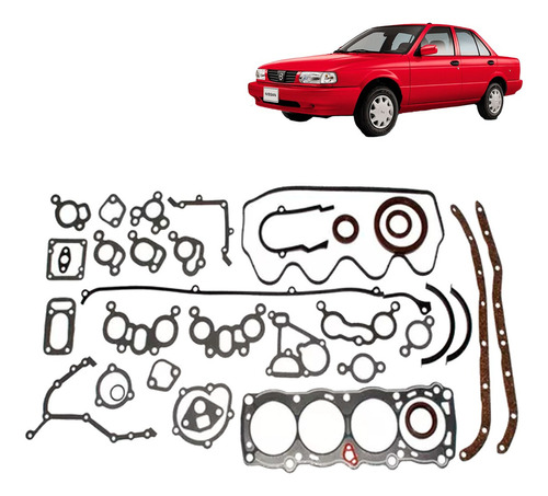 Kit Empaquetadura Motor Para Nissan V16 1.6 E16e 1993 1997