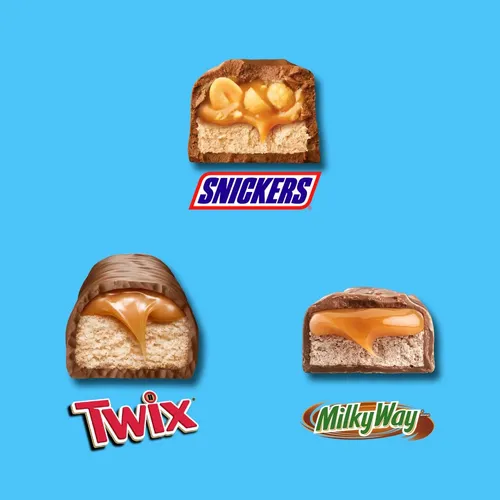 Dulces Mini De Chocolate Snickers Y Twix En Pack Familiar