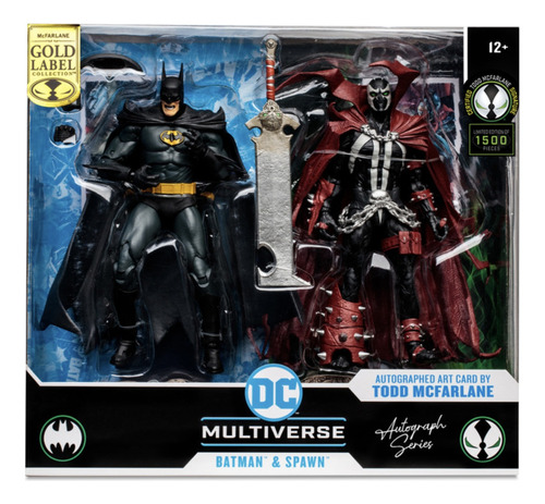 Mcfarlane Dc Multiverse Batman Y Spawn Edicion Autografiada