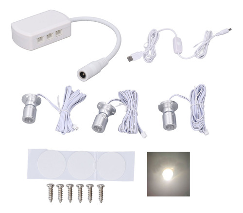 Mini Focos Led, 5 V, Usb, Pantalla De Escaparate, 1 A 3