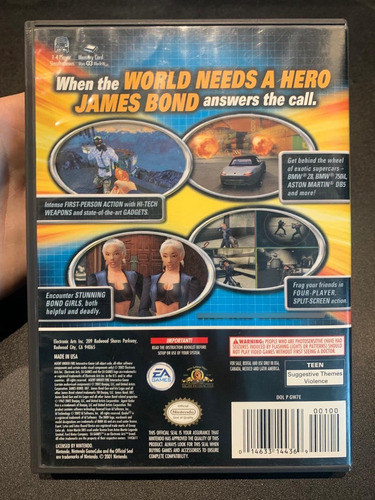 007 Agent Under Fire Gamecube (Usado)
