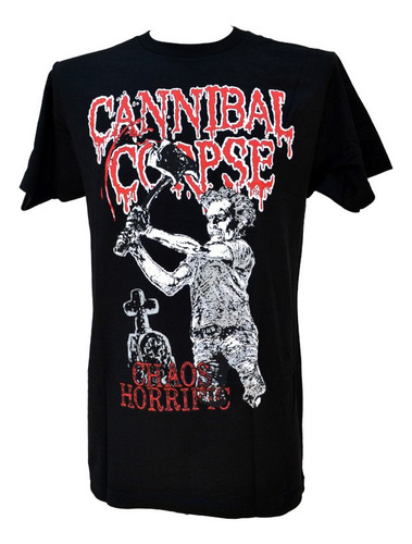 Cannibal Corpse Slim Fit Playera Chaos Horrific Srsx Oficial