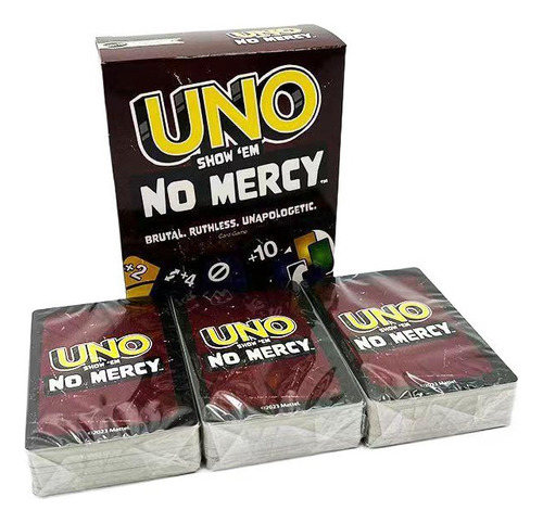 Mispo Juego De Cartas Uno No Mercy For Kids Going