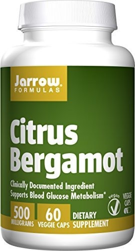 Jarrow Formulas Citrus Bergamot, 500 Mg, 60 Cápsulas