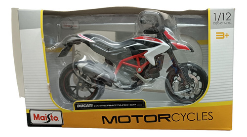Ducati Hypermotard,escala 1:12, Maisto,17cms De Largo. 