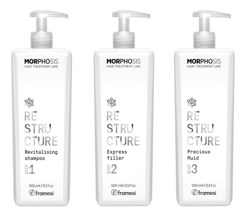 Kit Framesi Morphosis Re-structure Revitalizante X 1 Lts