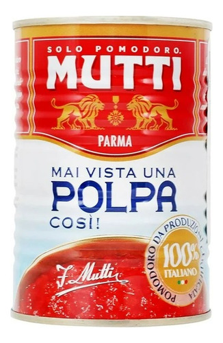 Nuevo Pulpa De Tomate Mutti 400 G