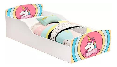 Berço Mini Cama Infantil Montessoriana Princesa Ou Carro Cor Sonho - Unicórnio