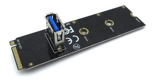 Imagen 5 de 8 de Adaptador Ngff M.2 A Pcie 1x Mineria Riser M2 A Usb Premium