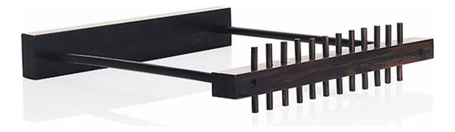 2 Estantes De Madera Con 24 Ganchos Para Colgar Collares Y J