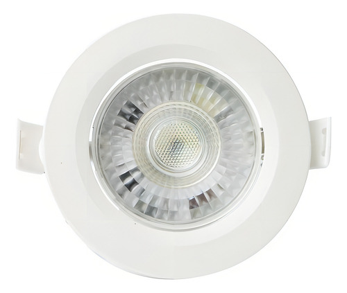 Spot Led 5w Lâmpada Direcionável 6000k Gesso Sanca Branco