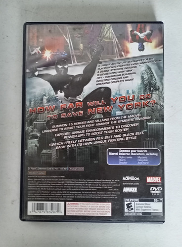 Spider-man - Web Of Shadows Ps2 Formato Fisico Original (Usado)