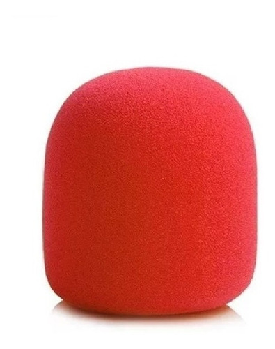 Imagem 1 de 1 de Espuma Para Microfone De Mão Sm58 Vermelha
