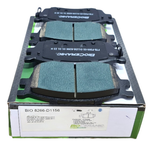 Balatas Delanteras Para Jac J4 1.5l 2018-2020 Bio8266d1156 &