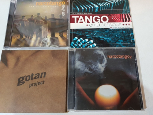 Lote De 4 Cds De Tango Electronico-026